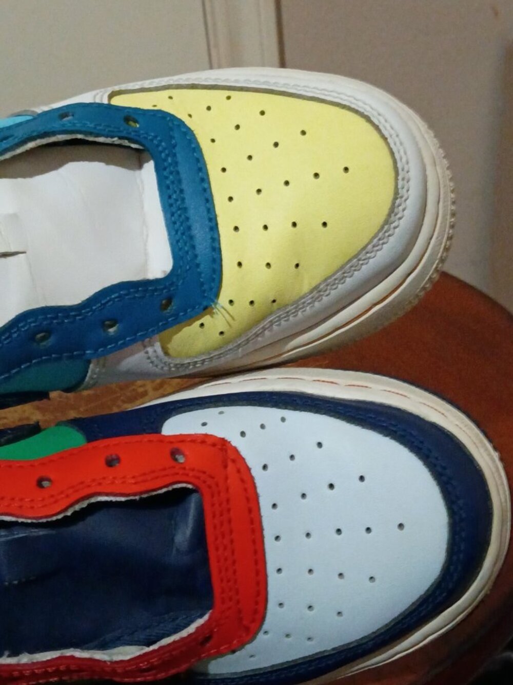 Nike AIR FORCE 1 LOW Grade School 'WHAT THE AF1' US SIZE 3.5Y FQ8368-902 - Picture 13 of 14